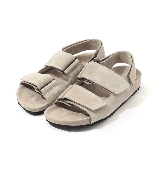 JAMES PERSE「スエード ダブルストラップサンダル SWTSU8395」|サンダル|45 ライトベージュ