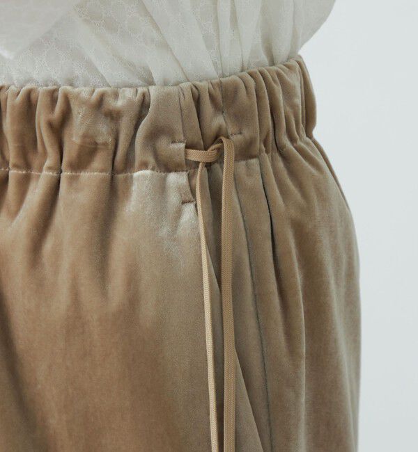 Ballsey「マットベロア イージーストレートパンツ」|その他|