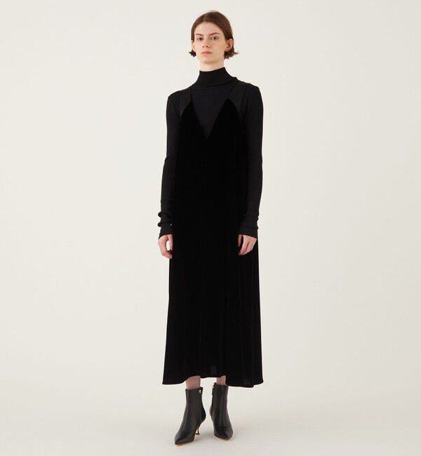 DES PRES「シルクコットンリブ ハイネックプルオーバー」|Tシャツ・カットソー|