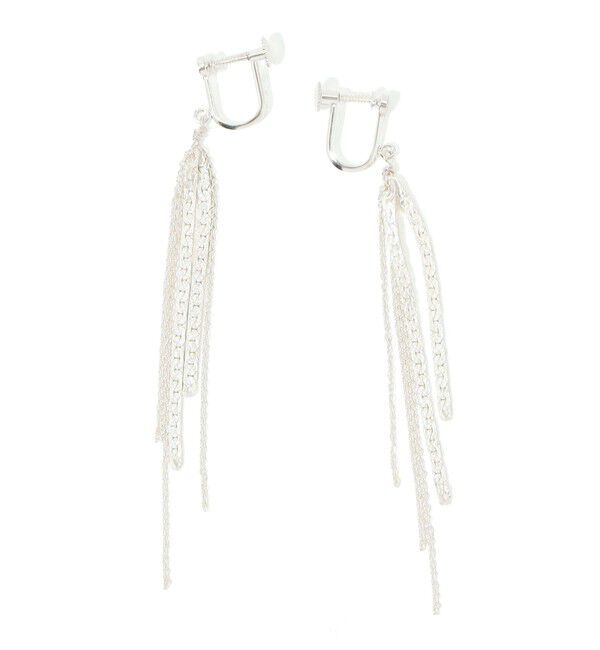 TOMORROWLAND GOODS「sumikaneko snake chain シルバー イヤリング」|イヤリング|81 シルバー