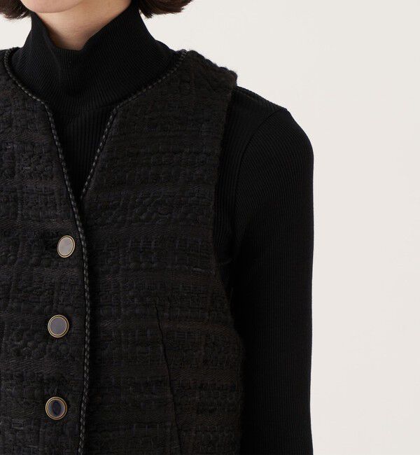 DES PRES「シックツイード ミドルジレ」|ベスト・ジレ|