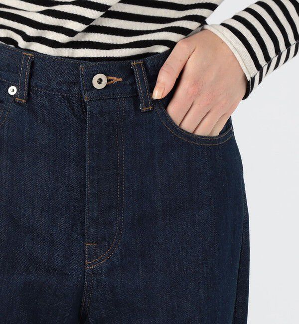 GALERIE VIE「セルヴィッチデニム ストレートパンツ」|デニム|