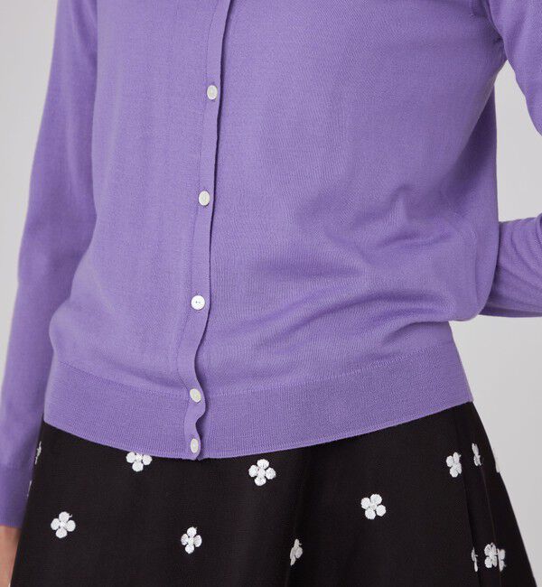 Ballsey「スーパーエクストラファインウール クルーネックカーディガン」|カーディガン|