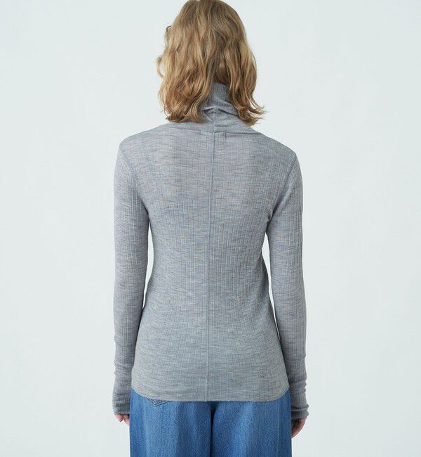 MACPHEE「ウールリブ タートルネックプルオーバー」|Tシャツ・カットソー|