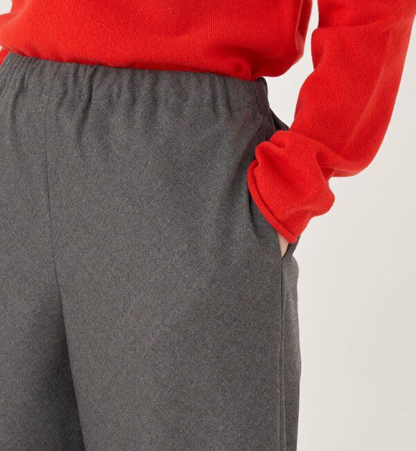 GALERIE VIE「フラノストレッチ イージーワイドパンツ」|その他|