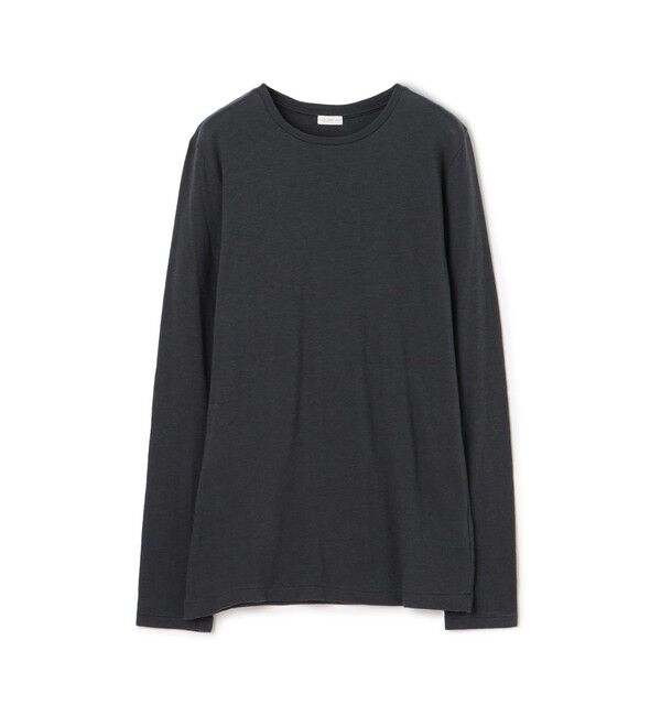 GALERIE VIE「コットンカシミヤ クルーネックプルオーバー」|Tシャツ・カットソー|17 チャコールグレー