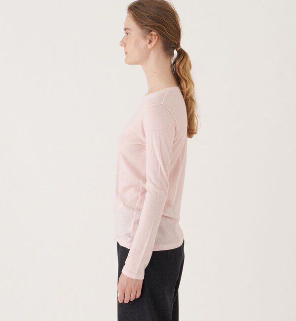 GALERIE VIE「コットンカシミヤ クルーネックプルオーバー」|Tシャツ・カットソー|