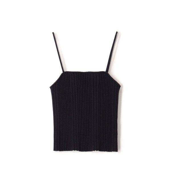 MACPHEE「コットンリブキャミソール」|ニット・セーター|69 ネイビー