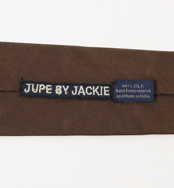 TOMORROWLAND GOODS「Jupe by Jackie シルク エンブロイダリー ドットタイ」|ネクタイ・蝶ネクタイ|