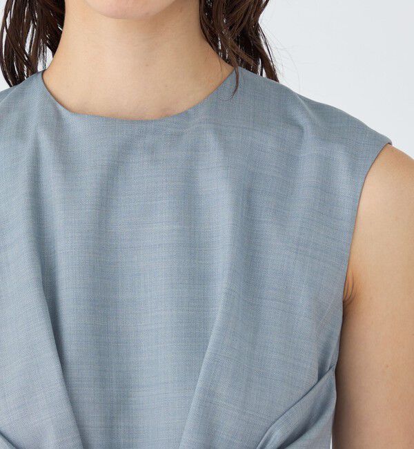 TOMORROWLAND collection「シャイニーシャーク ウエストリボンブラウス」|シャツ・ブラウス|