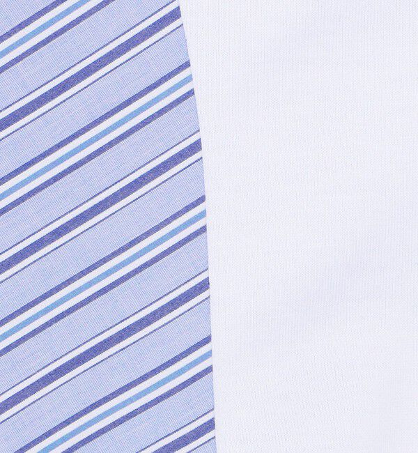 TOMORROWLAND MENS「コットン天竺 シャツコンビショートスリーブクルーネックプルオーバー」|Tシャツ・カットソー|