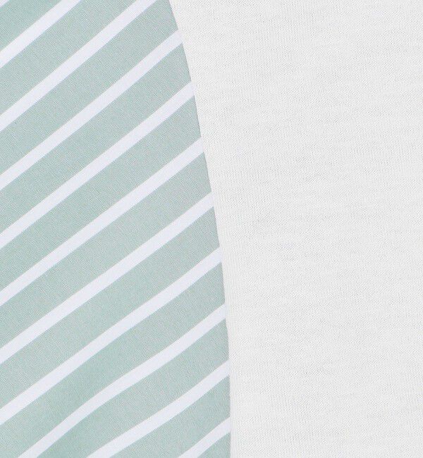 TOMORROWLAND MENS「コットン天竺 シャツコンビショートスリーブクルーネックプルオーバー」|Tシャツ・カットソー|