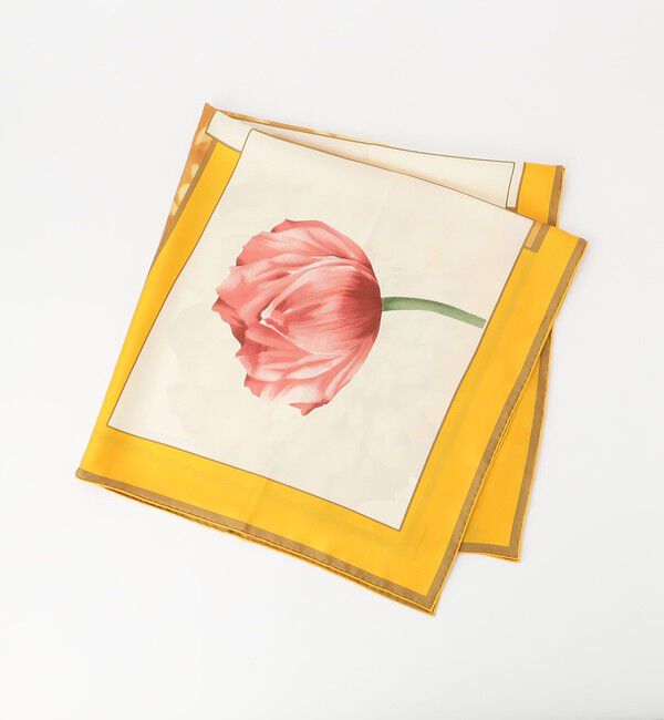 TOMORROWLAND GOODS「TOMORROWLAND FLAME FLOWER シルクスカーフ」|バンダナ・スカーフ|