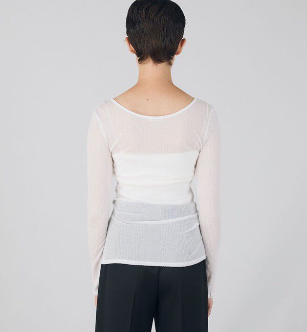 DES PRES「ライトシアーサッカー ラウンドネックプルオーバー」|Tシャツ・カットソー|