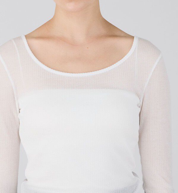 DES PRES「ライトシアーサッカー ラウンドネックプルオーバー」|Tシャツ・カットソー|