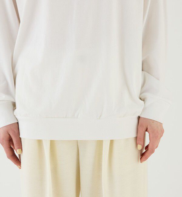 GALERIE VIE「コットンシルクジャージー ロングスリーブプルオーバー」|Tシャツ・カットソー|