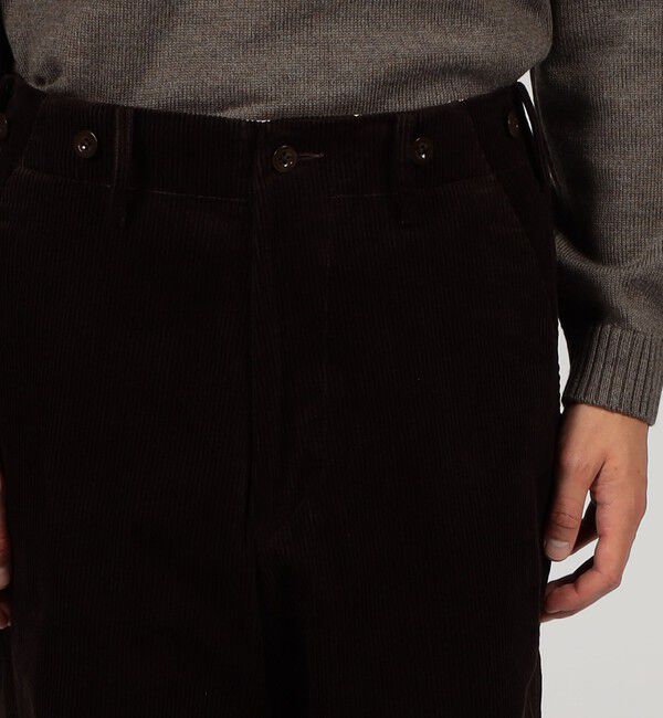 TOMORROWLAND BUYING WEAR「Tangent JOHAN SWEDISH CINCH BACK コーデュロイ トラウザーズ」|スラックス|