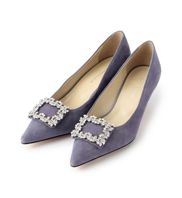 TOMORROWLAND GOODS「TOMORROWLAND スエードビジューパンプス」|パンプス|