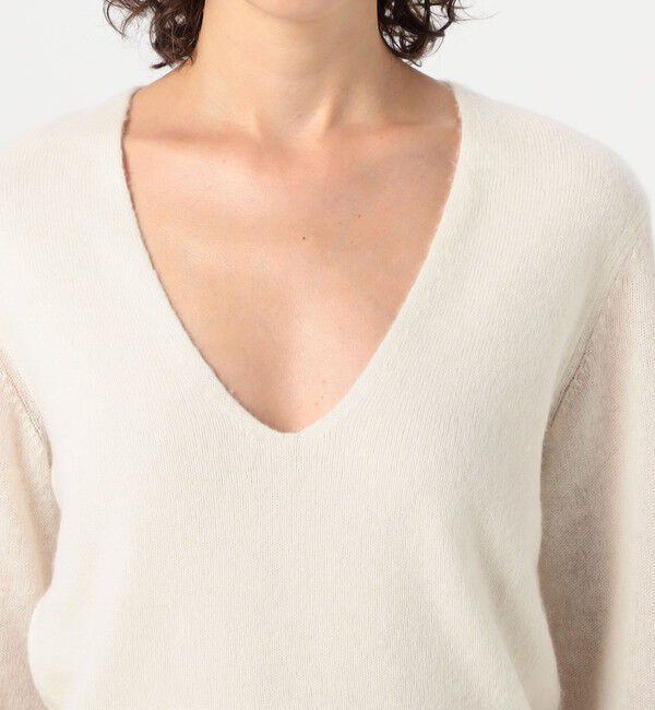 JAMES PERSE「ソフトフェザーウェイト ディープVネックプルオーバー WOKC3065」|ニット・セーター|