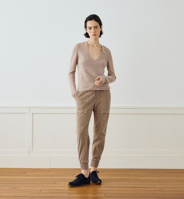 JAMES PERSE「ソフトフェザーウェイト ディープVネックプルオーバー WOKC3065」|ニット・セーター|