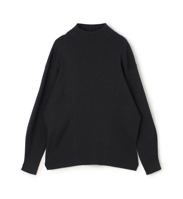 ウールポリエステルストレッチリブ ハイネックプルオーバー（Ballsey