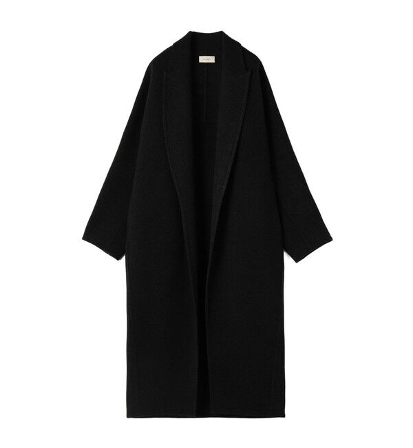 DES PRES「ウールモッサコクーンコート」|ダッフルコート|17 チャコールグレー