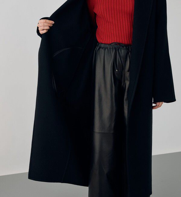 DES PRES「ウールモッサコクーンコート」|ダッフルコート|