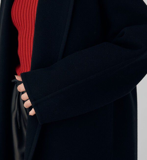 DES PRES「ウールモッサコクーンコート」|ダッフルコート|