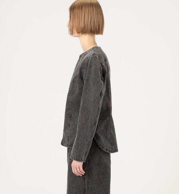 Edition「ガーメントウォッシュ ジップシャツ」|シャツ・ブラウス|