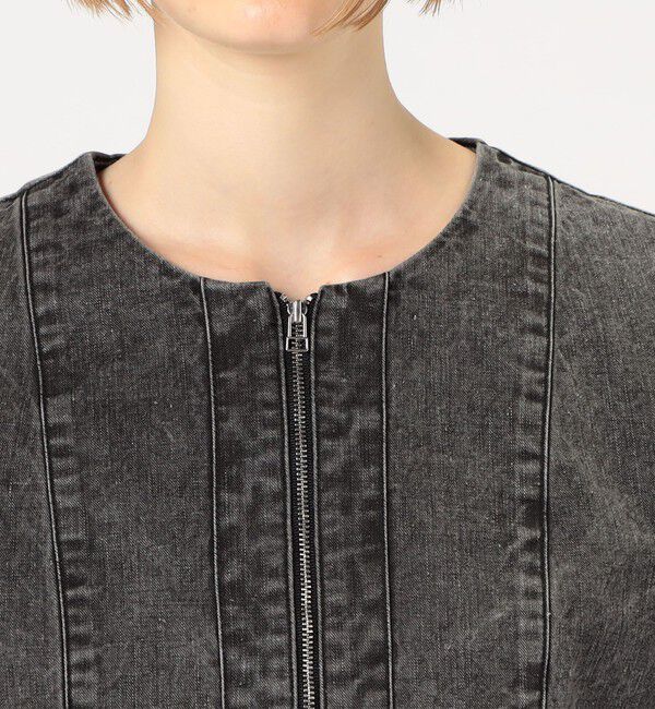 Edition「ガーメントウォッシュ ジップシャツ」|シャツ・ブラウス|