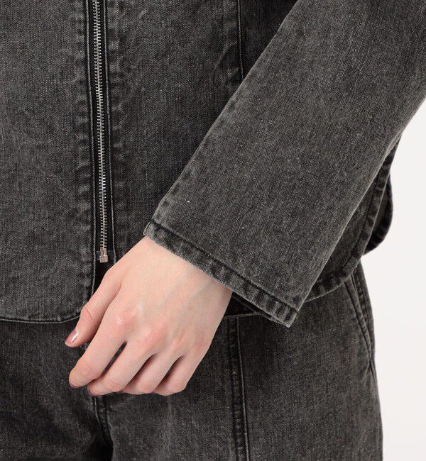 Edition「ガーメントウォッシュ ジップシャツ」|シャツ・ブラウス|