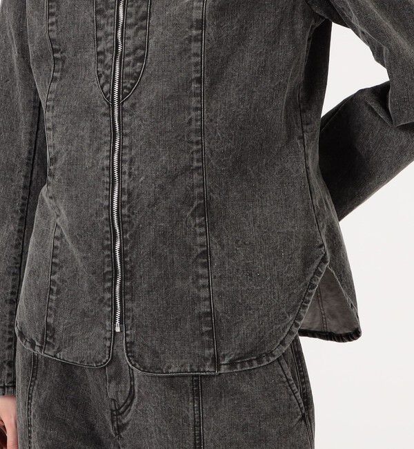 Edition「ガーメントウォッシュ ジップシャツ」|シャツ・ブラウス|