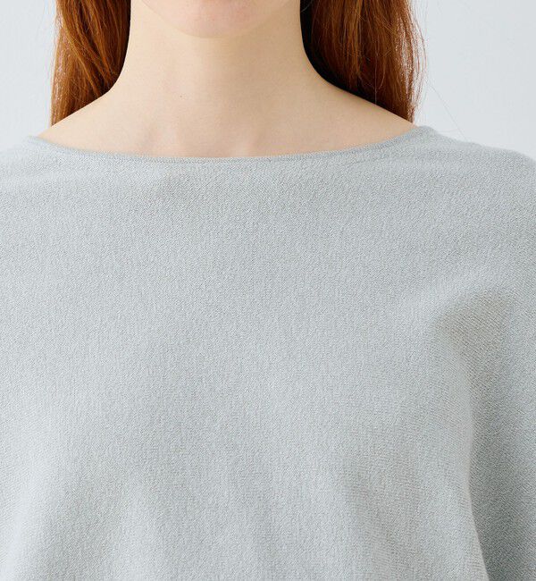 GALERIE VIE「ストレッチコットン ドルマンスリーブオーバー」|ニット・セーター|