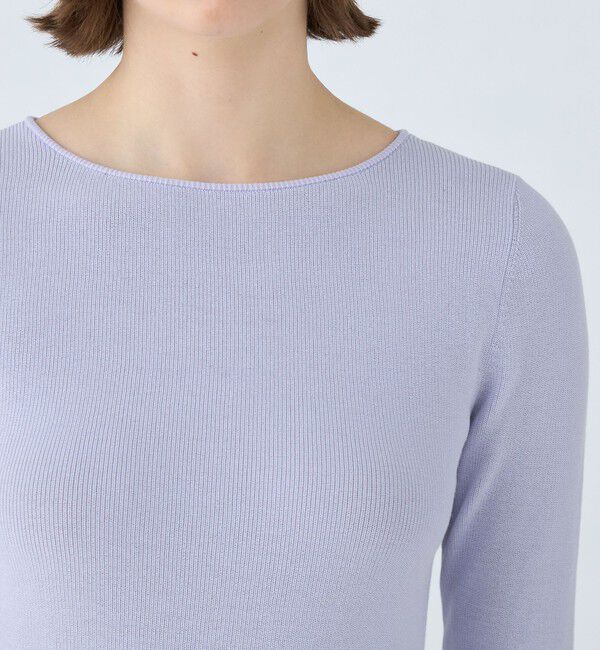 Ballsey「レーステープコンビ ボートネックプルオーバー」|ニット・セーター|