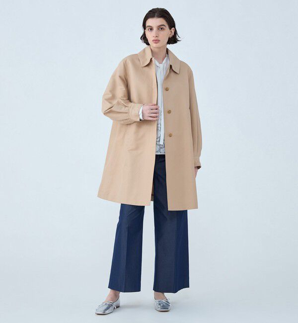 TOMORROWLAND collection「コットンシルクグログラン パフステンカラーコート」|ステンカラーコート|