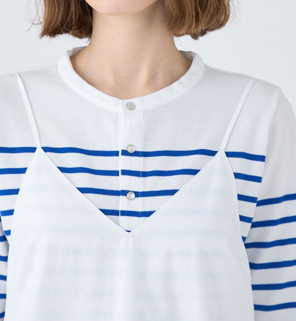 MACPHEE「【WEB限定】クリスピータフタ ティアードキャミソールワンピース」|ワンピース|