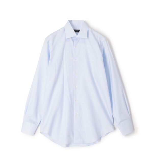 TOMORROWLAND MENS「120/2スーピマコットンドビー ワイドスプレッドカラー ドレスシャツ」|シャツ・ブラウス|63 ライトブルー