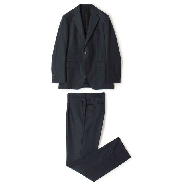 TOMORROWLAND MENS「15 POINT 7 ウール シングルブレステッド 2Bスーツ DORMEUIL」|スーツ|69 ネイビー