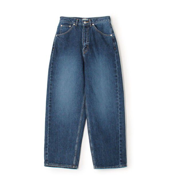 MACPHEE「コットンデニム コクーンテーパードパンツ」|デニム|67 ダークブルー