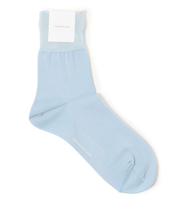 TOMORROWLAND GOODS「TOMORROWLAND シアーソックス」|ソックス|61 ライトブルー