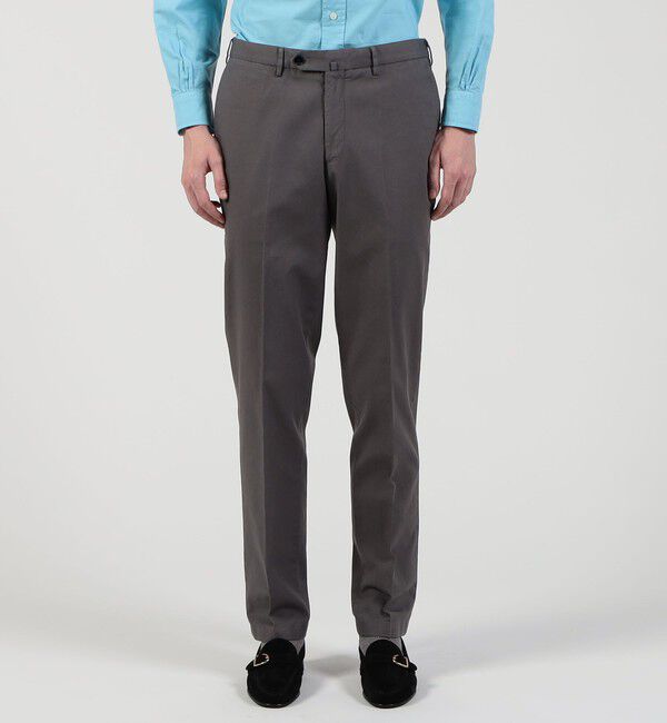 TOMORROWLAND MENS「ストレッチオックスフォード スリムストレートパンツ」|スラックス|