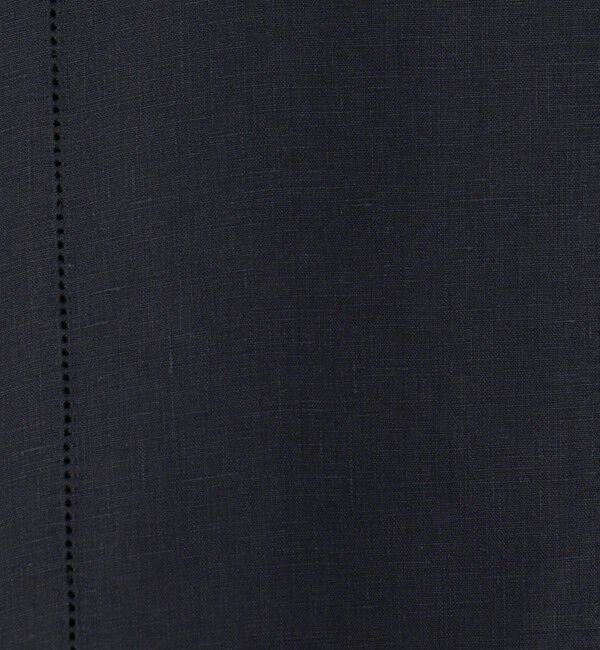 GALERIE VIE「リブコンビフレンチリネン ワイドシャツ」|シャツ・ブラウス|