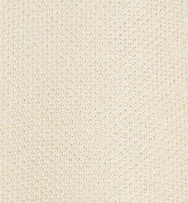 Ballsey「パールメッシュコンビ ポロカラープルオーバー」|ニット・セーター|