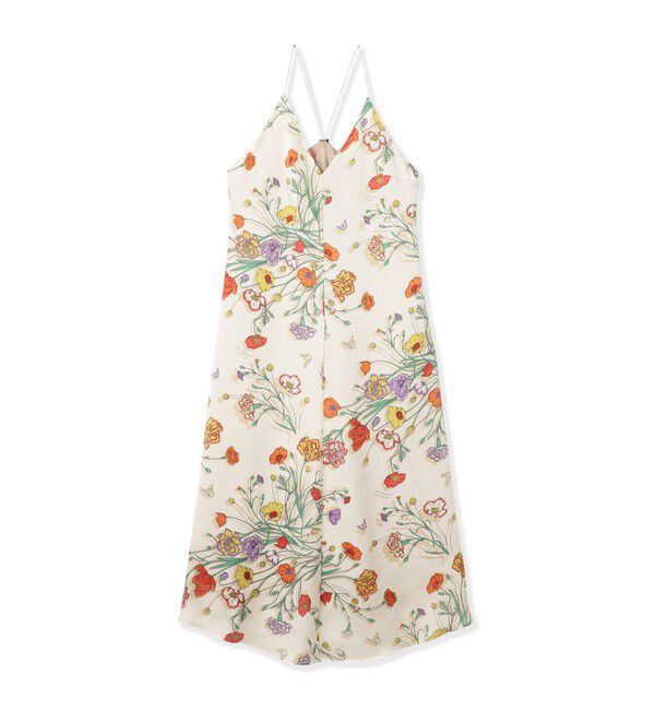 Ballsey「【別注】manipuri for Ballsey Collage Bloom キャミソールワンピース」|ワンピース|12 ホワイト系