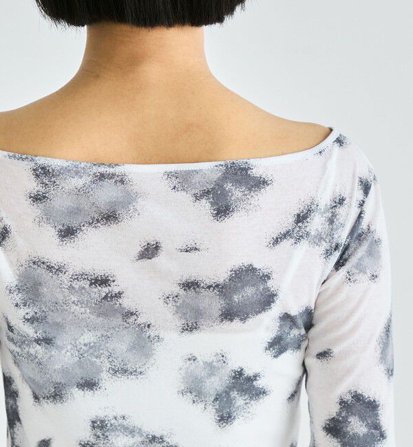 Edition「フラワープリント ハーフスリーブトップス」|Tシャツ・カットソー|