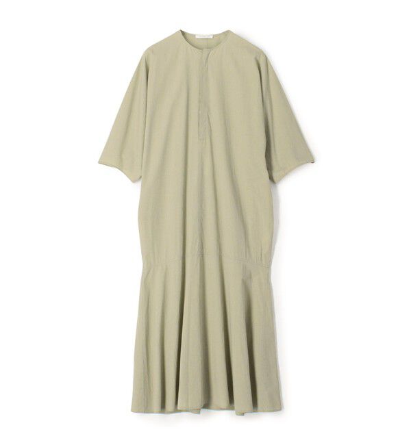 GALERIE VIE「コットンツイル ドルマンスリーブドレス」|ワンピース|53 グリーン