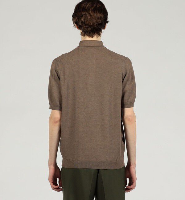 TOMORROWLAND MENS「シルクコットン ニットポロシャツ」|ニット・セーター|