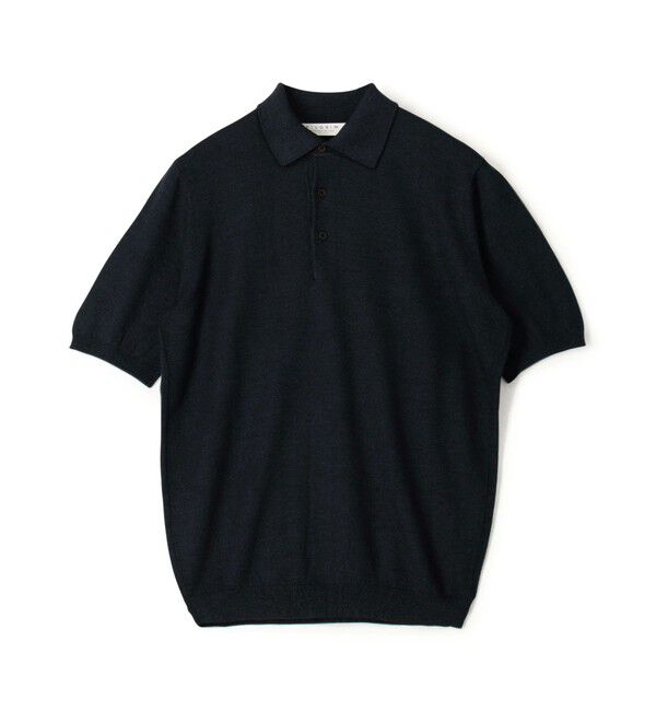 TOMORROWLAND MENS「シルクコットン ニットポロシャツ」|ニット・セーター|69 ネイビー