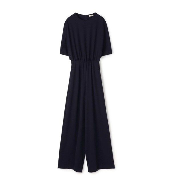 DES PRES「ジャージーライクジョーゼット オールインワン」|オールインワン|69 ネイビー