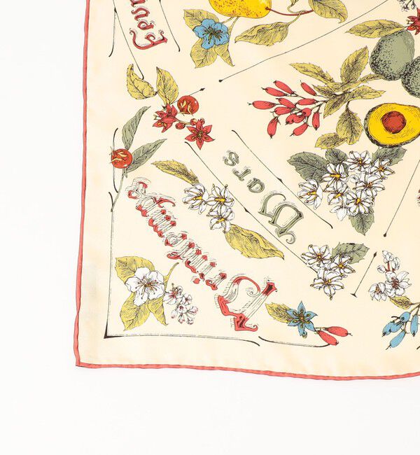 TOMORROWLAND GOODS「manipuri FRUIT シルクスカーフ」|バンダナ・スカーフ|